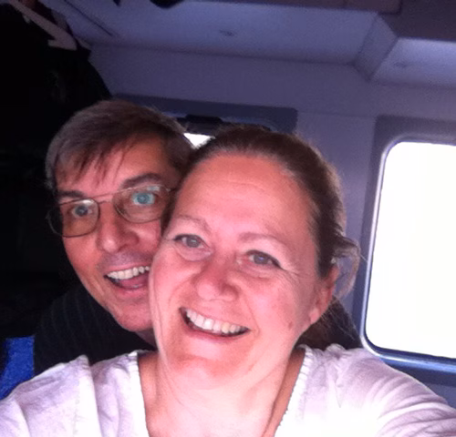 Ami und Pi im Zug 2014