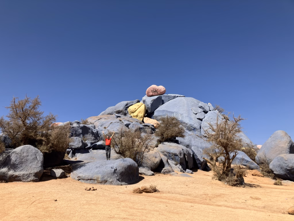 Die blauen Felsen, Tafraout