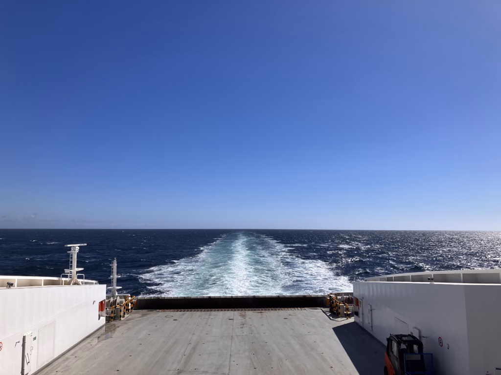 Überfahrt nach Norwegen