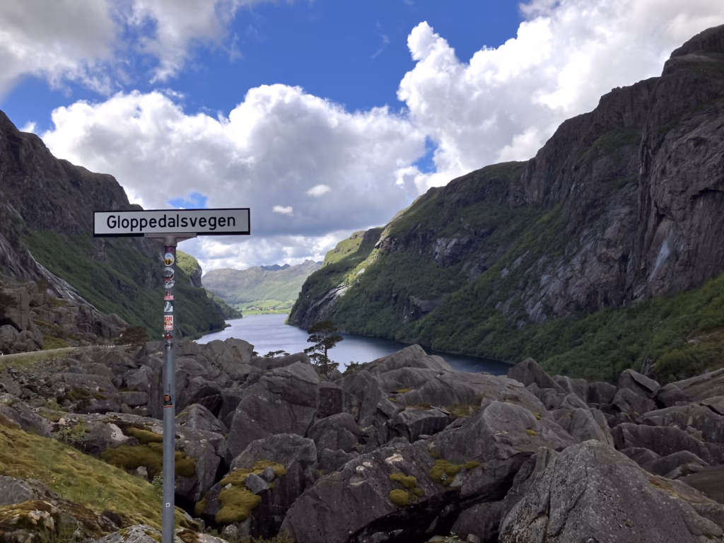 Gloppedalsvegen Geopark Norwegen