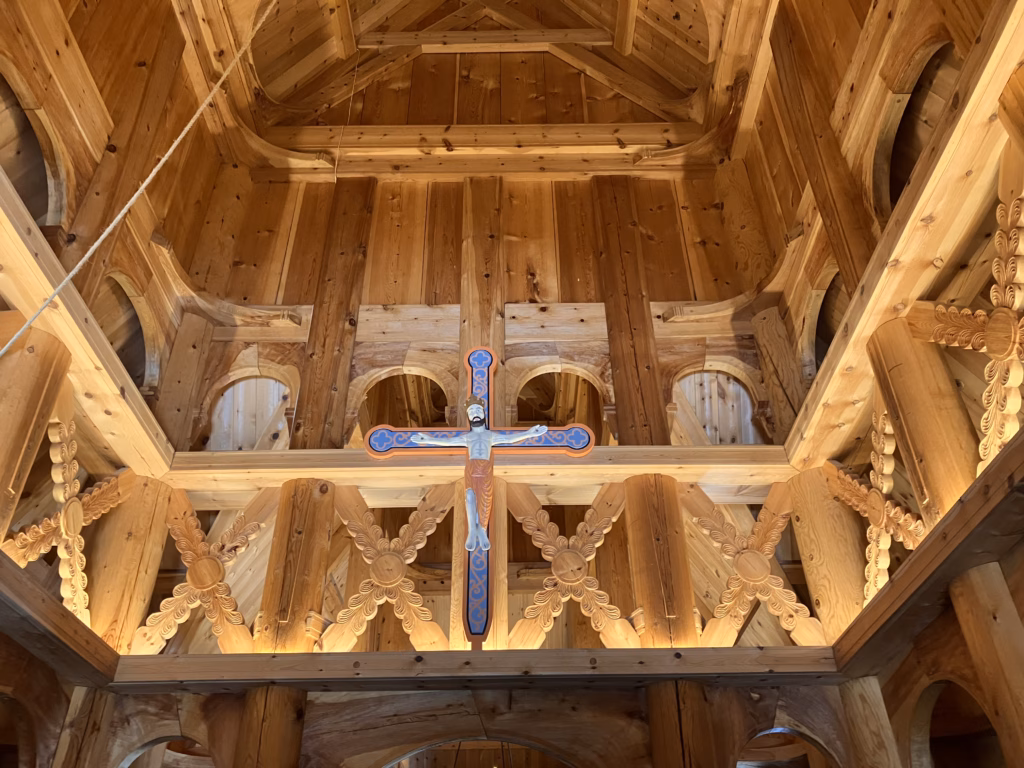 Fantoft Stabkirche Innen Norwegen
