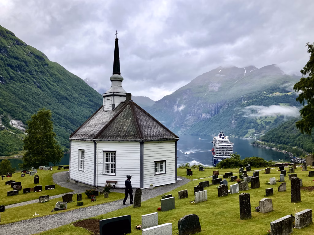 Kirche in Geiranger Norwegen