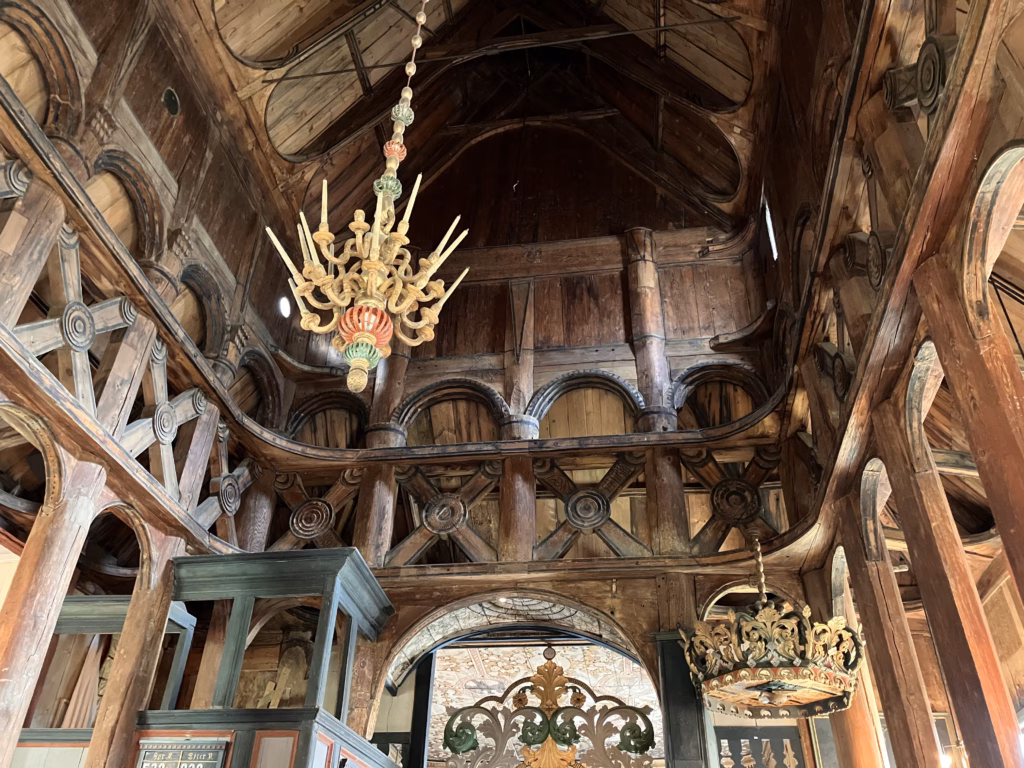 Kirche Lom Norweben