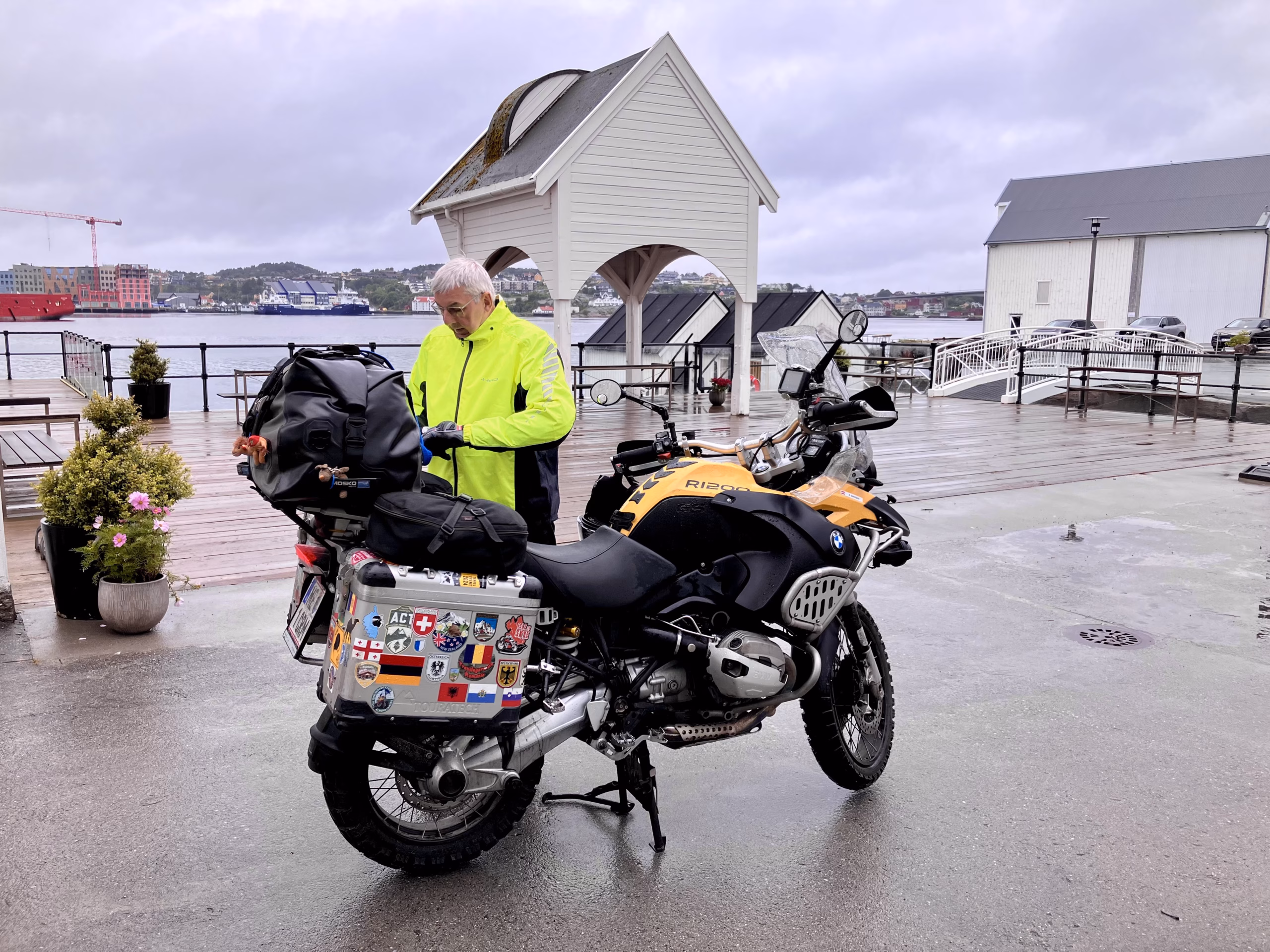 Abfahrt von Kristiansund Norwegen