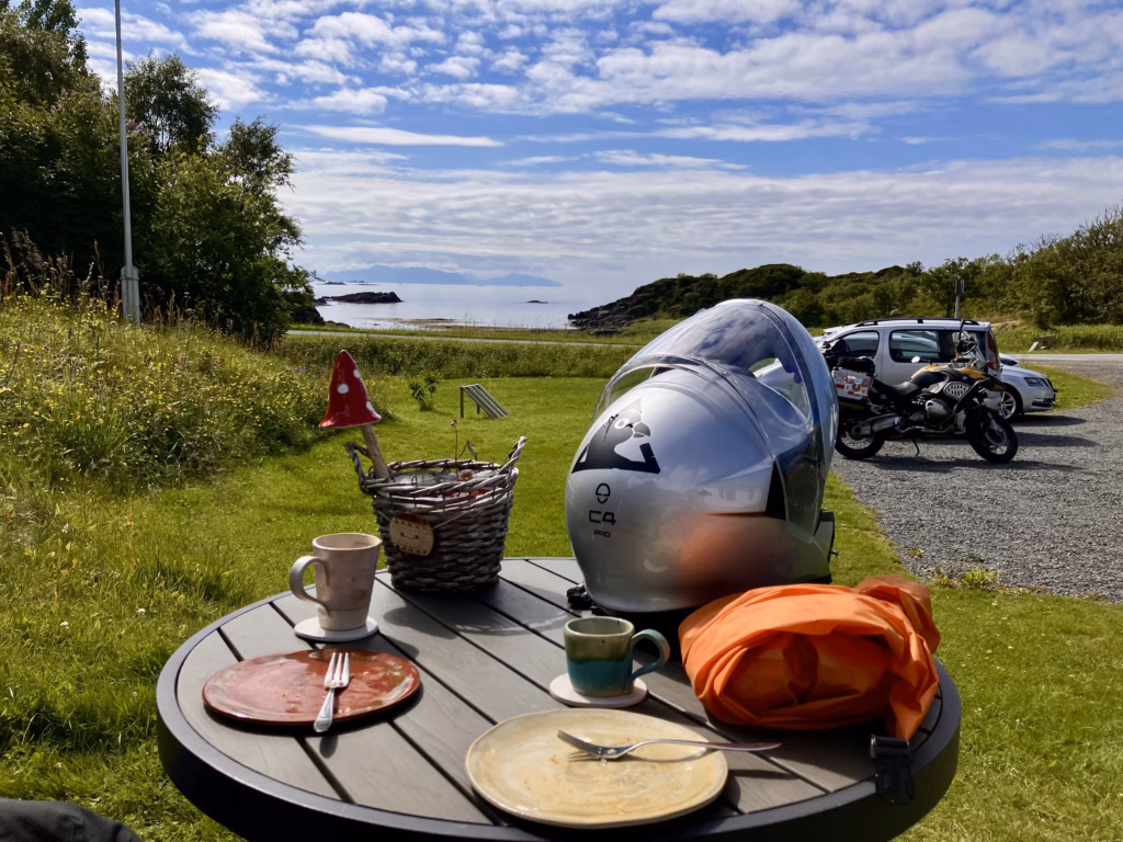 Cafe irgendwo auf Andoya Norwegen