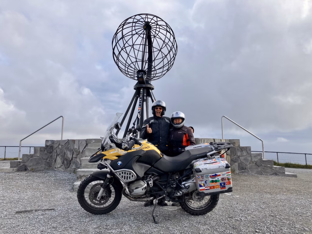 Ami & Pi am Nordkap Norwegen