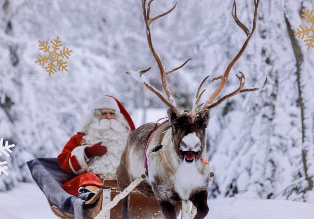 Santa Claus Village Polarkreis Rovaniemi Finnland