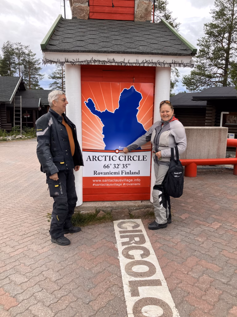 Santa Claus Village Polarkreis Rovaniemi Finnland