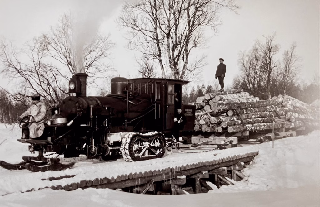 Winter in Rovaniemie um 1900 Finnland