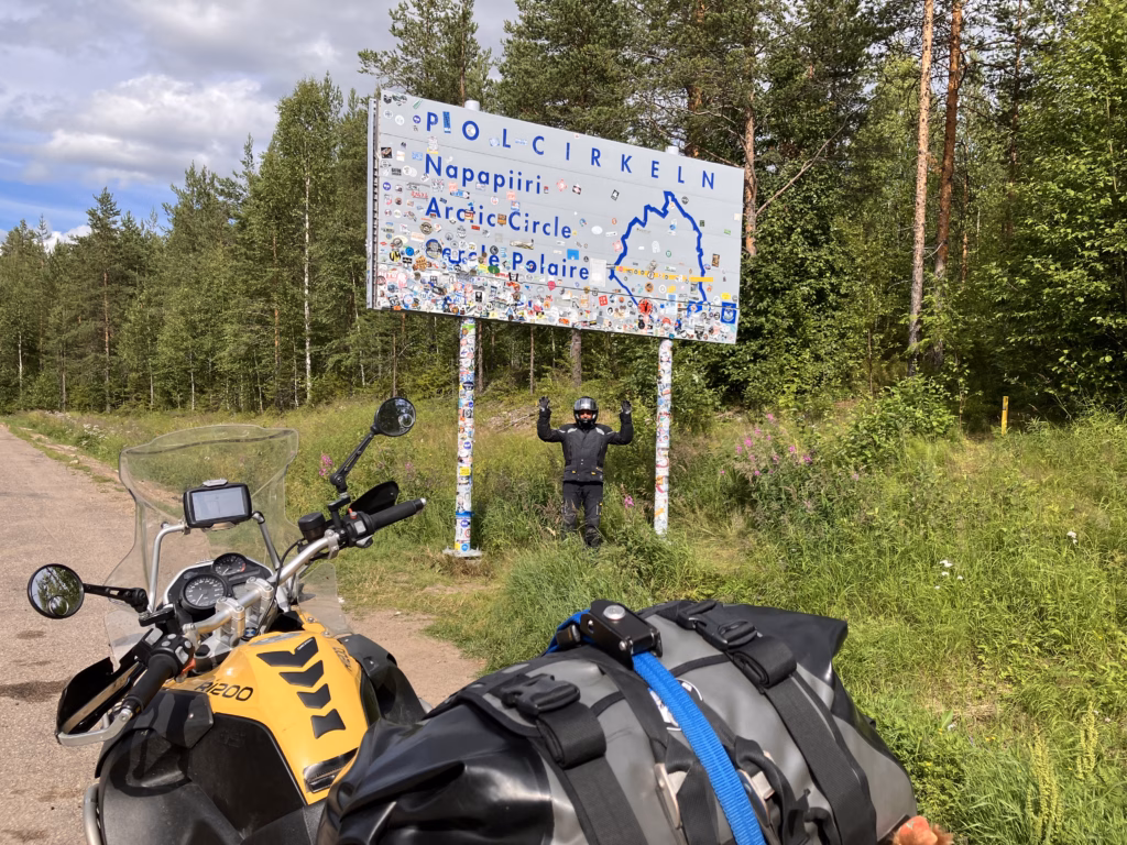 Polarkreis bei Överkalix Schweden