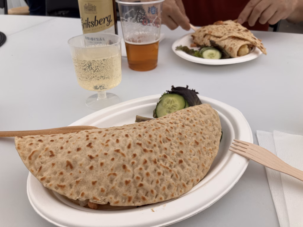 Traditionelle Lachsspeise Schweden