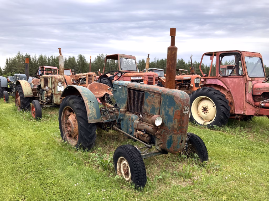 Traktormuseum bei Överkalix Schweden
