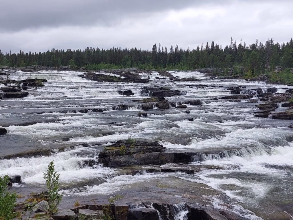 Kultsjöan Wasserfall Schweden