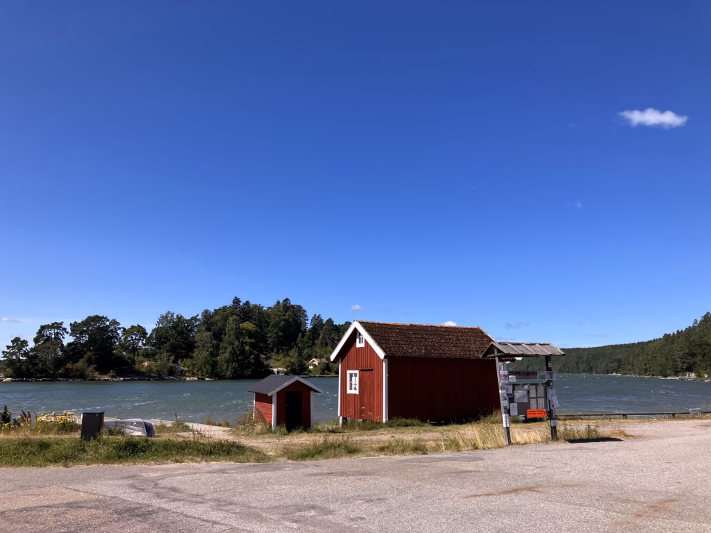 Warten auf die Fähre Schweden
