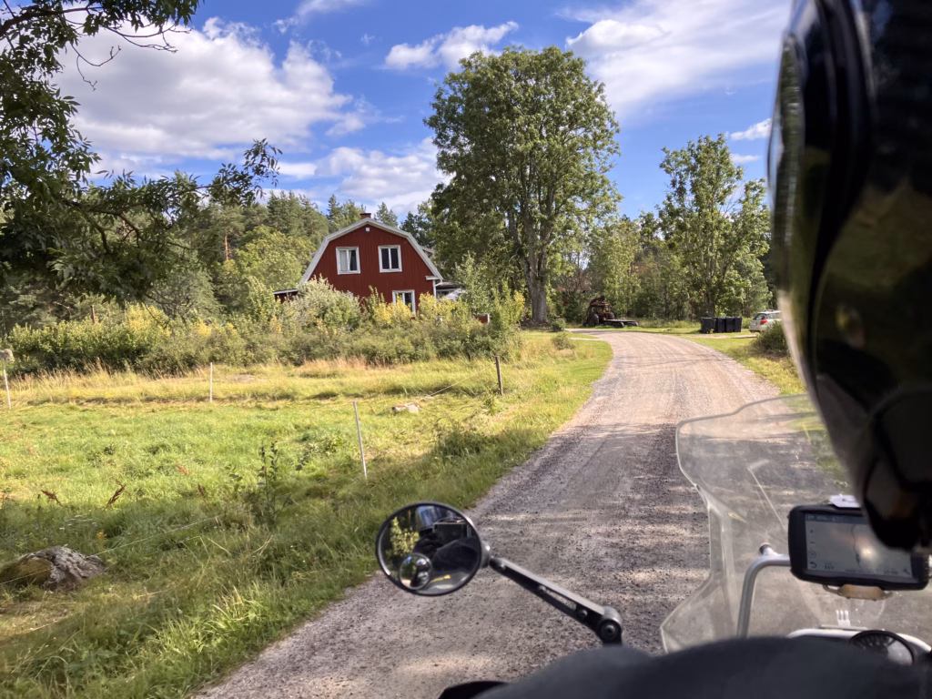 Naturstrasse in Südschweden