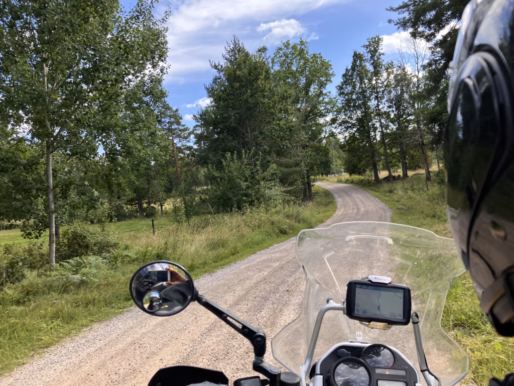 Naturstrasse in Südschweden