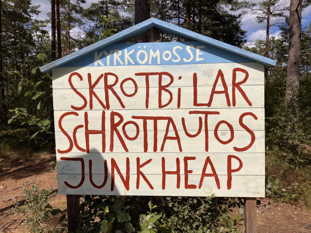 Bilkyrkogard Ryd Schweden